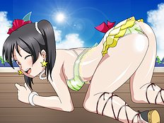 Incredible big tits, blowjob hentai images