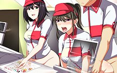 Crazy big tits, group, bondage hentai collection