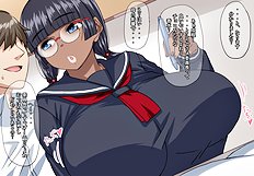 Horny big tits, blowjob hentai set
