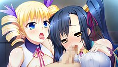Incredible big tits, group, blowjob, outdoor hentai set