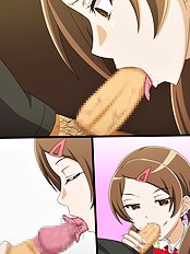 Amazing blowjob, group hentai pictures