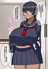 Horny big tits, blowjob hentai set