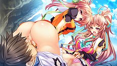 Incredible big tits, group, blowjob, outdoor hentai set