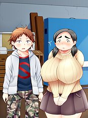 Incredible big tits, blowjob hentai collection