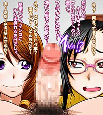 Hottest big tits, lesbian, group, blowjob hentai collection