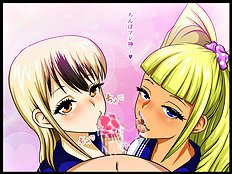 Best group, blowjob, big tits hentai collection