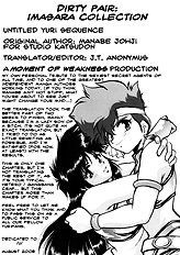 Imasara Dirty Pair Soushuuhen (Dirty Pair) [English] ==J.T.Anonymous==
