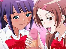 Amazing blowjob, group hentai pictures