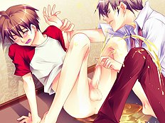 Young yaoi lovers try out reaming and bdsm